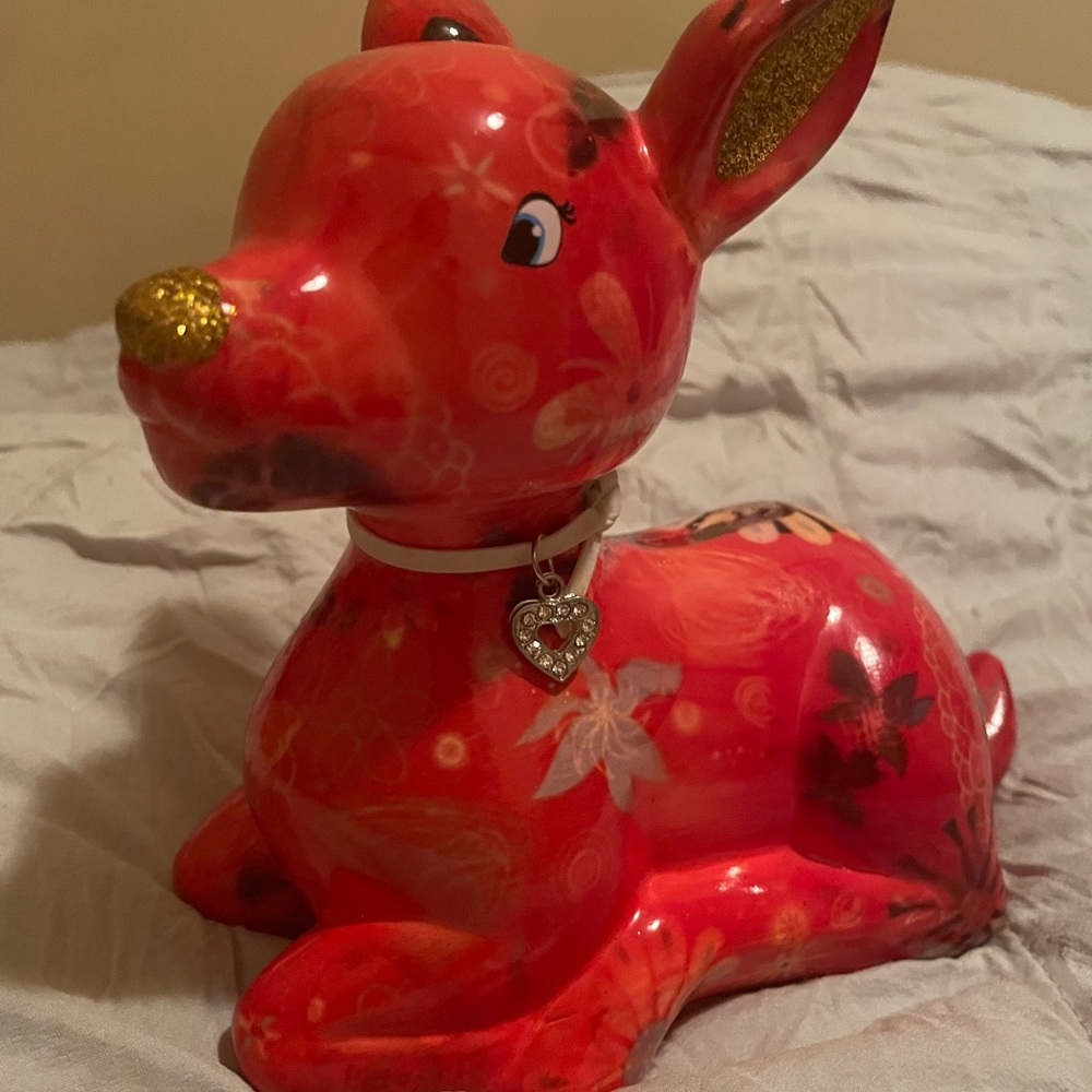 Pomme Pidou Deer Bank Figurine